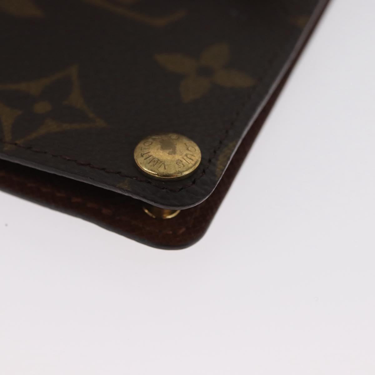 LOUIS VUITTON Monogram Porto Cartes Crdit Pression Card Case M60937 Auth th6641