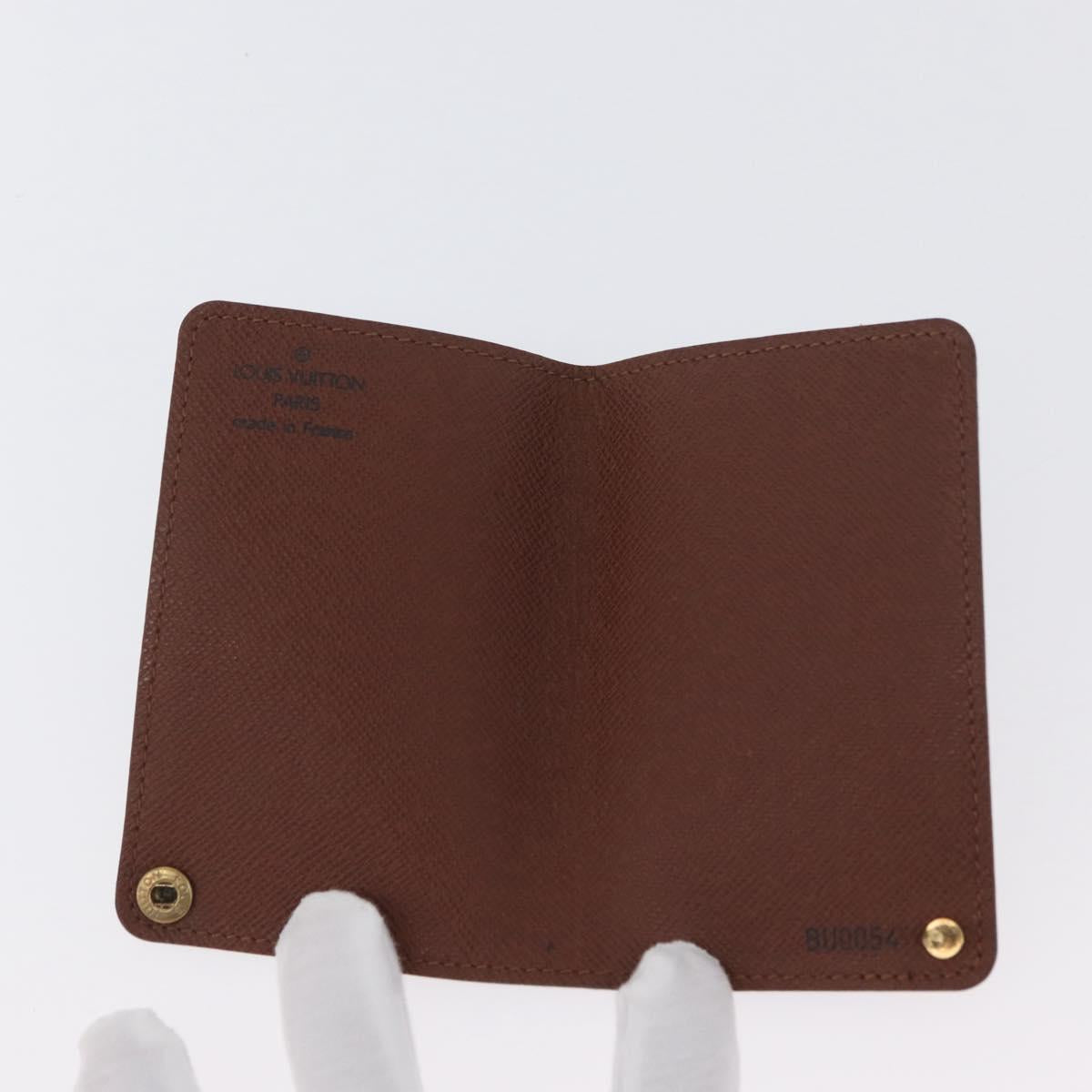 LOUIS VUITTON Monogram Porto Cartes Crdit Pression Card Case M60937 Auth th6641