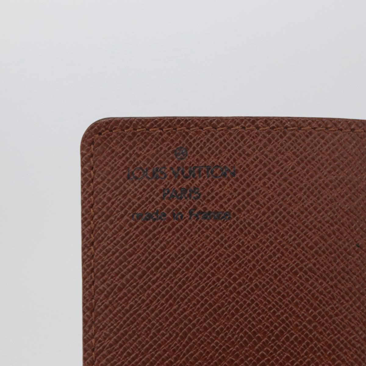 LOUIS VUITTON Monogram Porto Cartes Crdit Pression Card Case M60937 Auth th6641