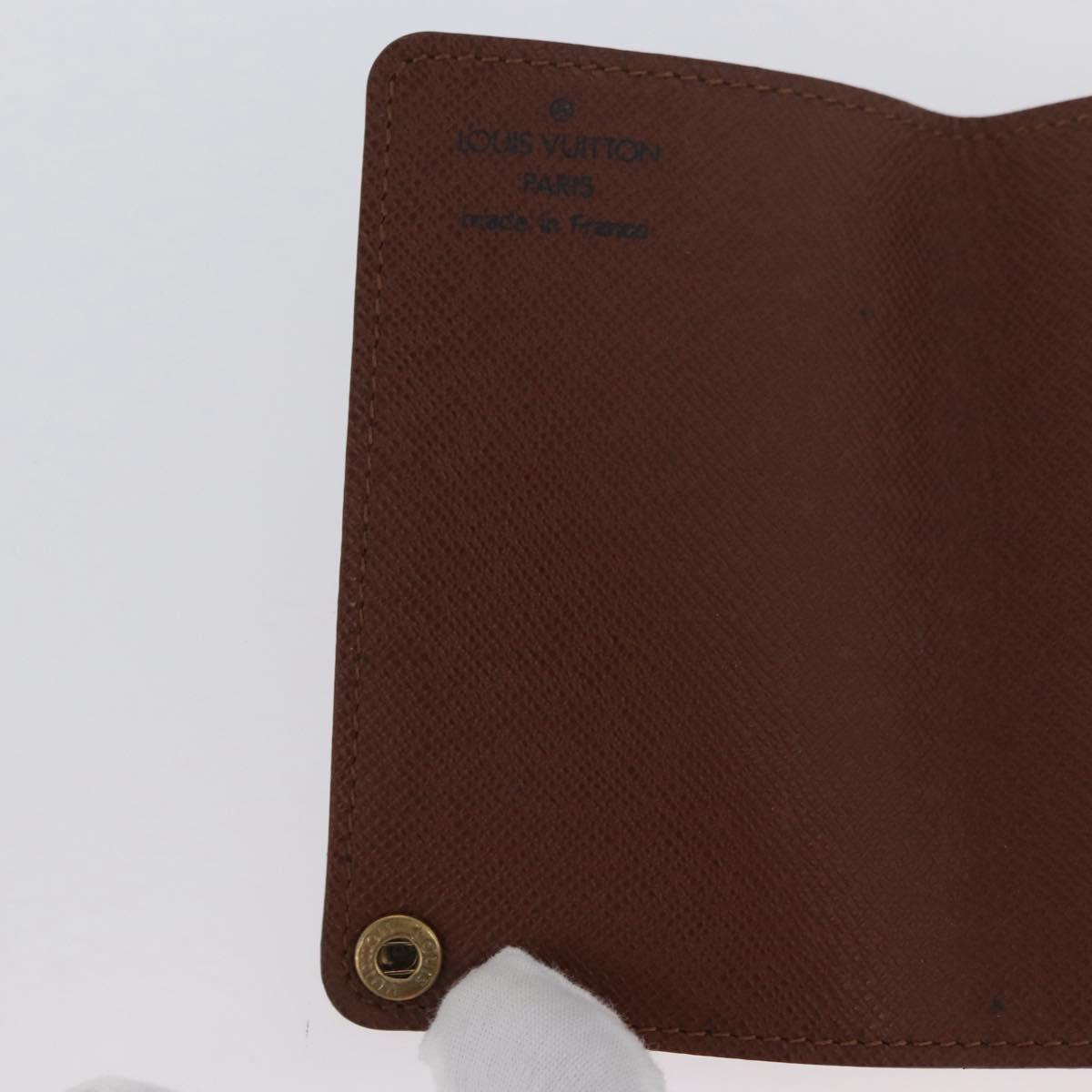 LOUIS VUITTON Monogram Porto Cartes Crdit Pression Card Case M60937 Auth th6641