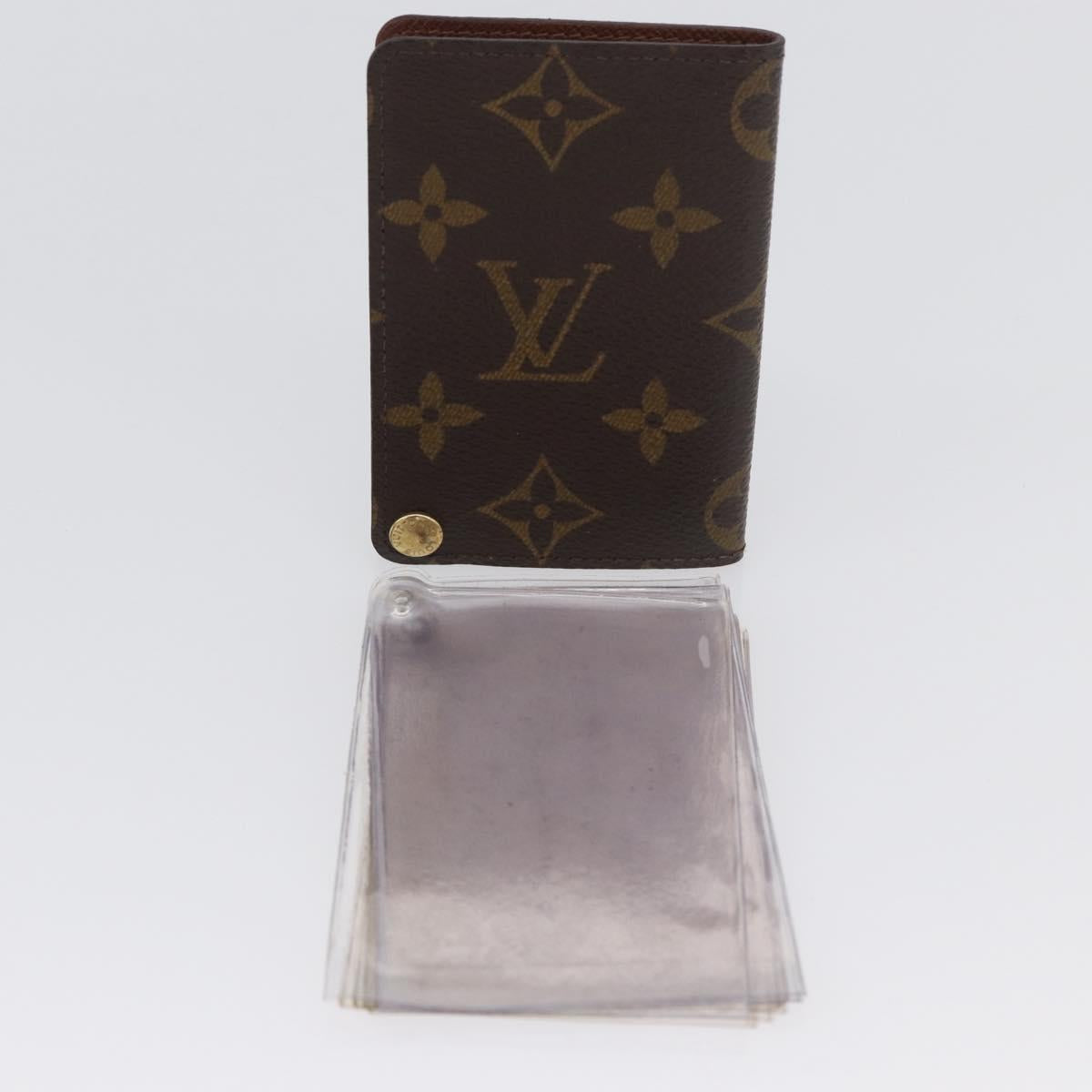 LOUIS VUITTON Monogram Porto Cartes Crdit Pression Card Case M60937 Auth th6641