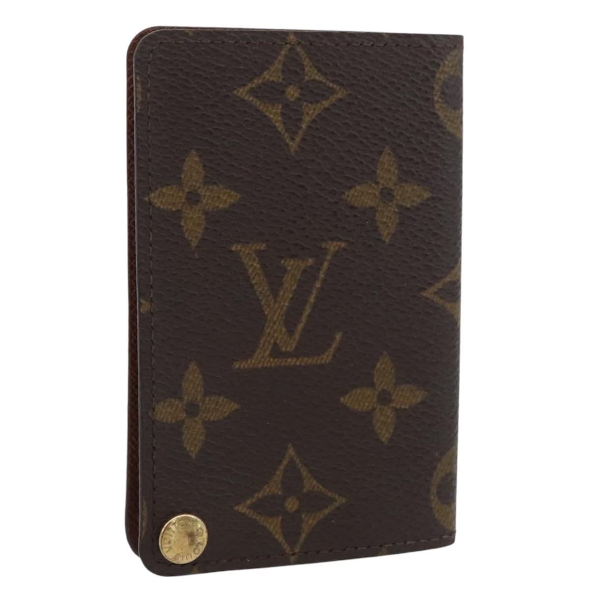 LOUIS VUITTON Monogram Porto Cartes Crdit Pression Card Case M60937 Auth th6641