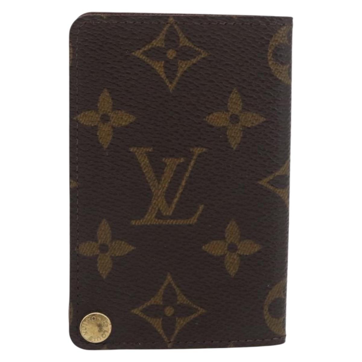 LOUIS VUITTON Monogram Porto Cartes Crdit Pression Card Case M60937 Auth th6641