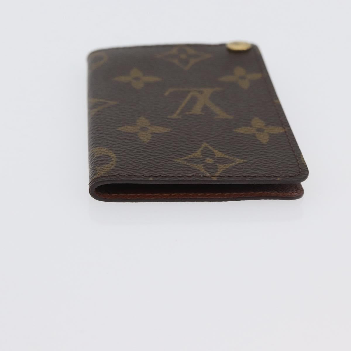 LOUIS VUITTON Monogram Porto Cartes Crdit Pression Card Case M60937 Auth th6641