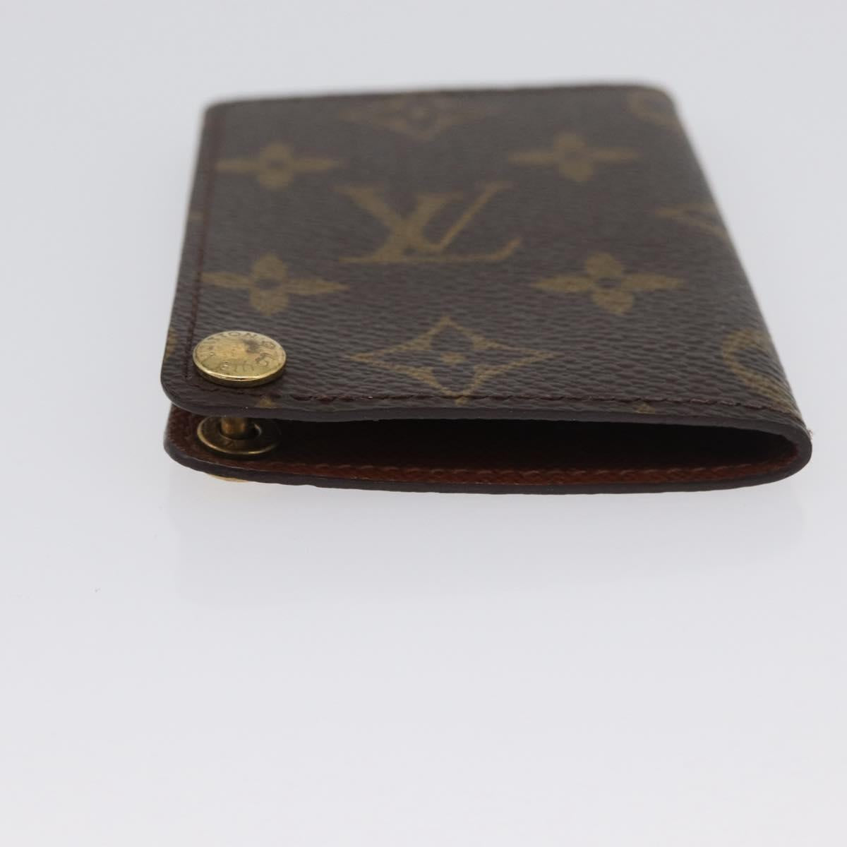 LOUIS VUITTON Monogram Porto Cartes Crdit Pression Card Case M60937 Auth th6641