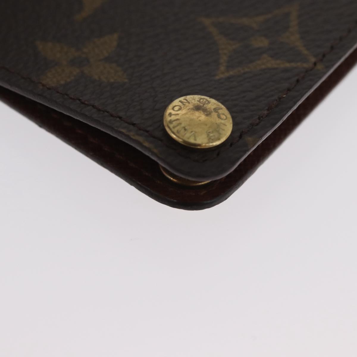 LOUIS VUITTON Monogram Porto Cartes Crdit Pression Card Case M60937 Auth th6641