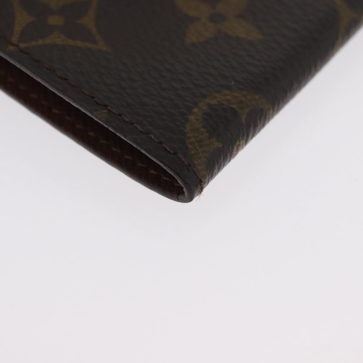 LOUIS VUITTON Monogram Porto Cartes Crdit Pression Card Case M60937 Auth th6641