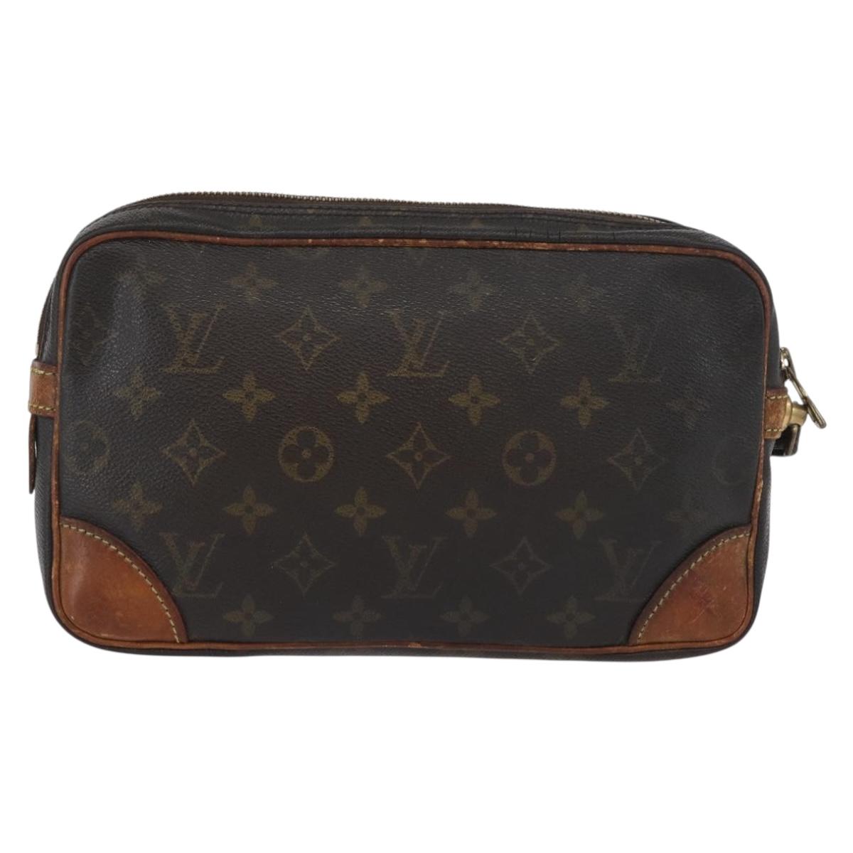 LOUIS VUITTON Monogram Marly Dragonne GM Clutch Bag M51825 LV Auth th6646