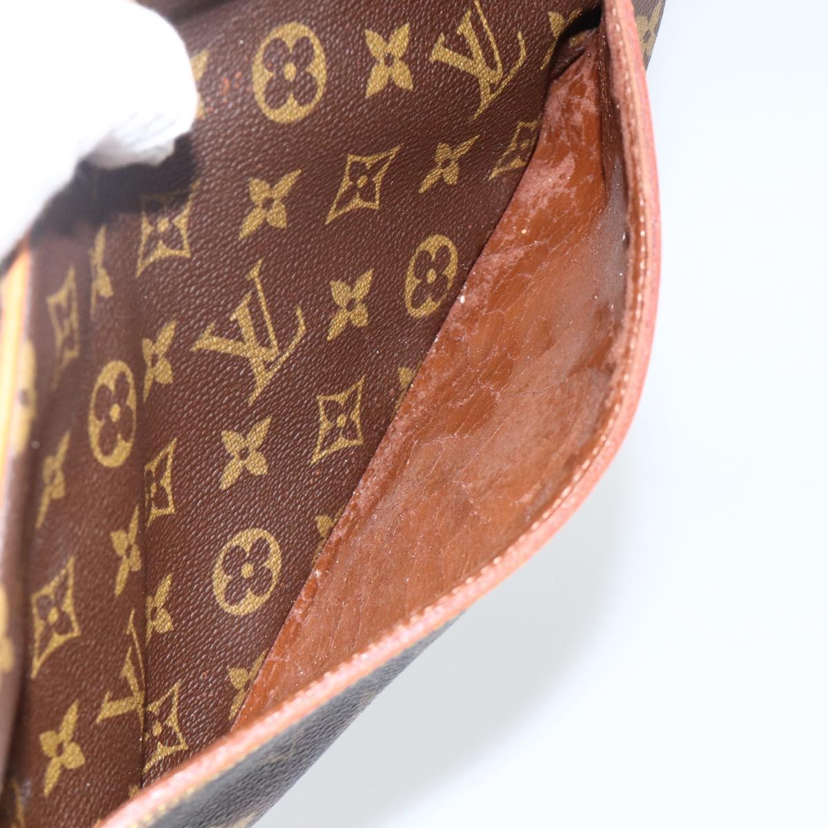 LOUIS VUITTON Monogram Compiegne 28 Clutch Bag M51845 LV Auth th6647