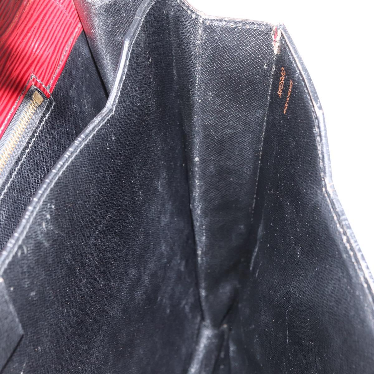 LOUIS VUITTON Epi ServietteConseiller Business Bag Red M54427 LV Auth th6653