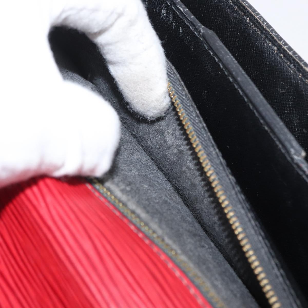 LOUIS VUITTON Epi ServietteConseiller Business Bag Red M54427 LV Auth th6653