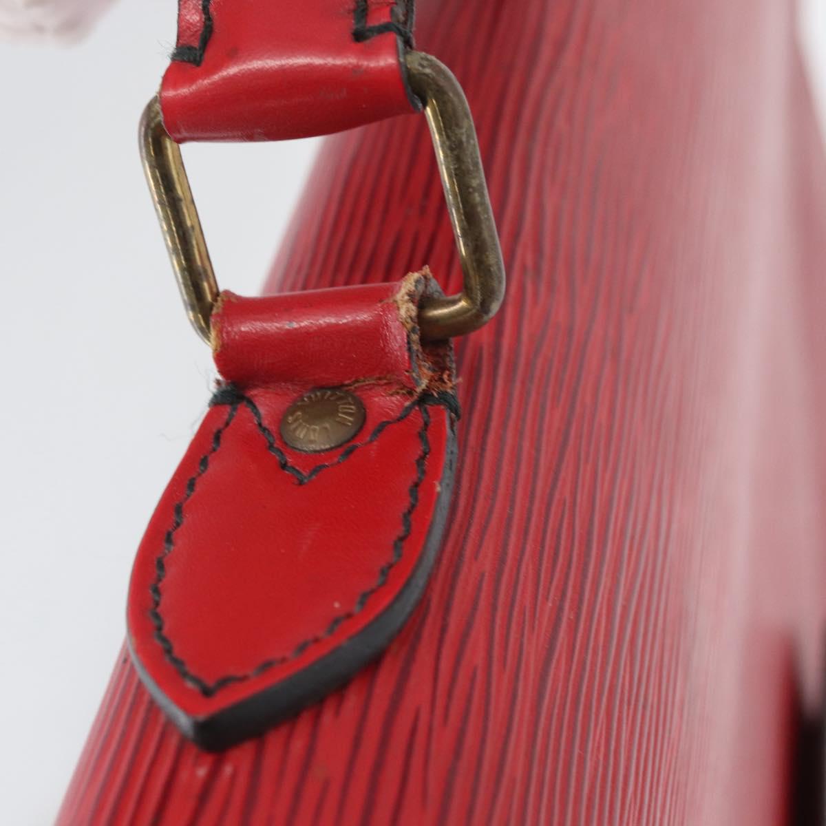 LOUIS VUITTON Epi ServietteConseiller Business Bag Red M54427 LV Auth th6653