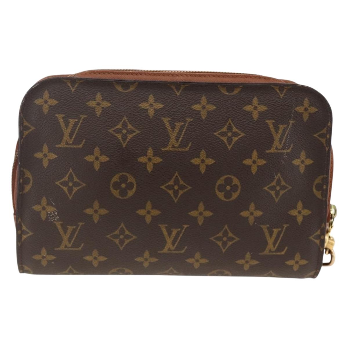 LOUIS VUITTON Monogram Orsay Clutch Bag M51790 LV Auth th6654