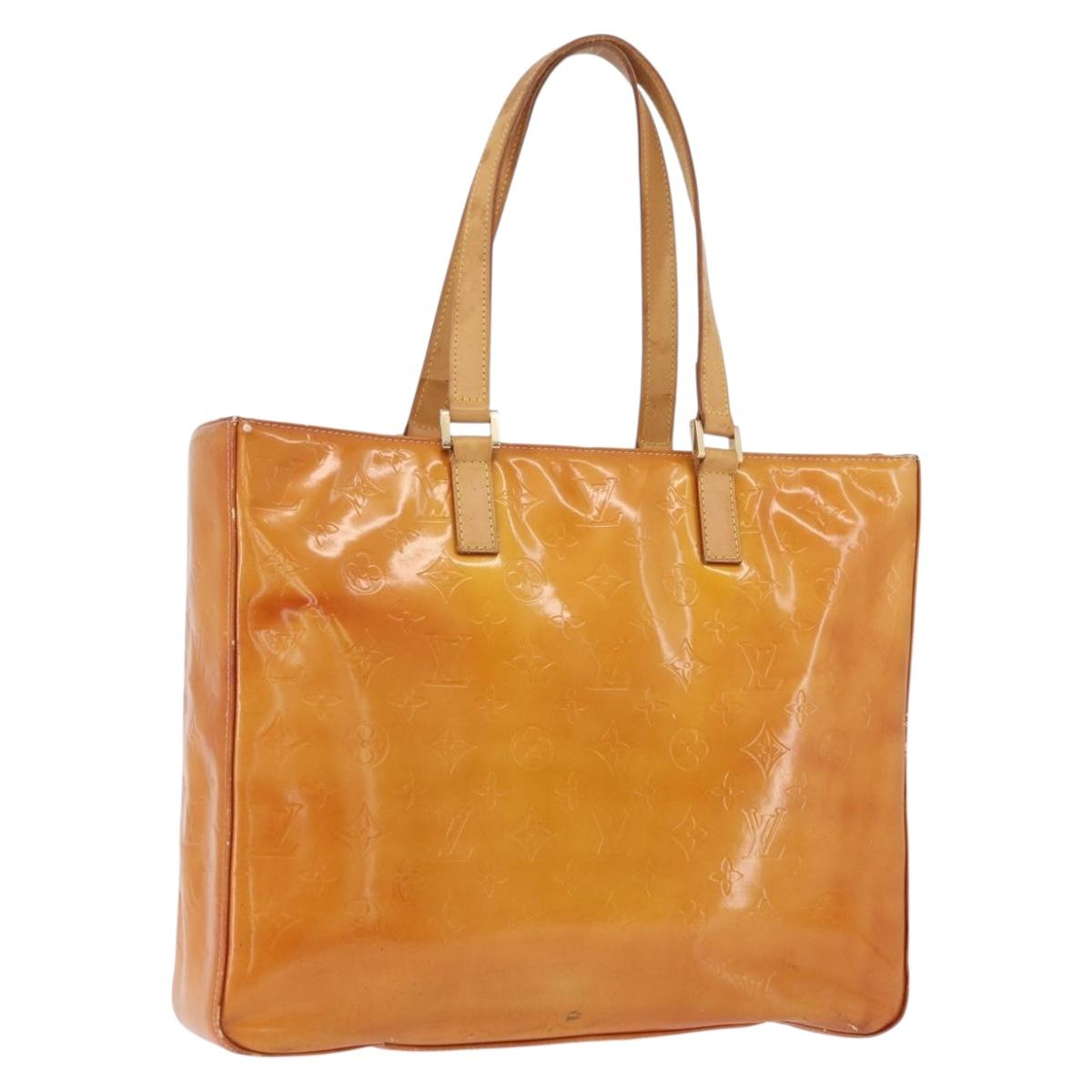 LOUIS VUITTON Monogram Vernis Columbus Bag Marshmallow Pink M91032 Auth th6658