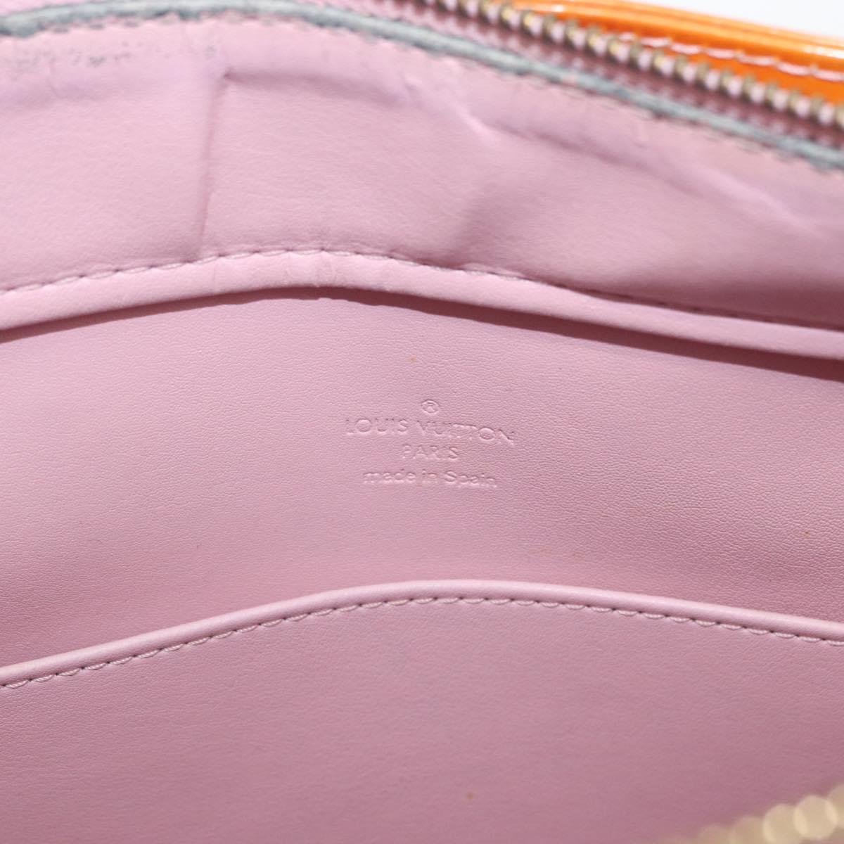 LOUIS VUITTON Monogram Vernis Columbus Bag Marshmallow Pink M91032 Auth th6658