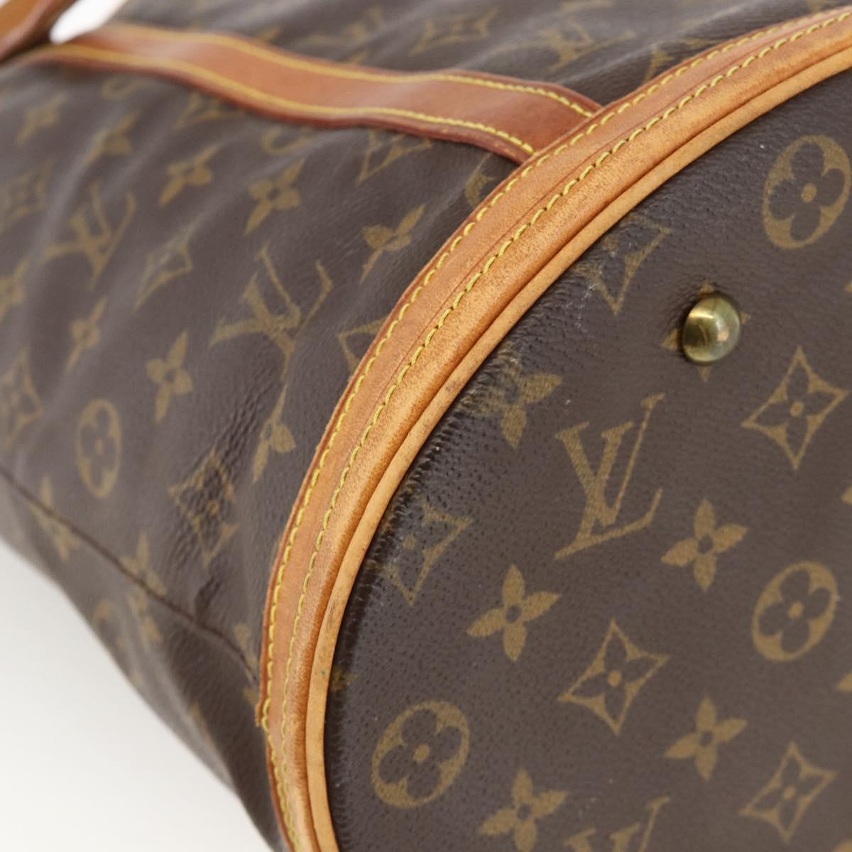LOUIS VUITTON Monogram Bucket GM Shoulder Bag M42236 LV Auth th6659