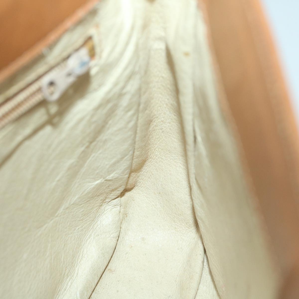 GUCCI Micro GG Canvas Shoulder Bag Beige Brown Auth ar9061