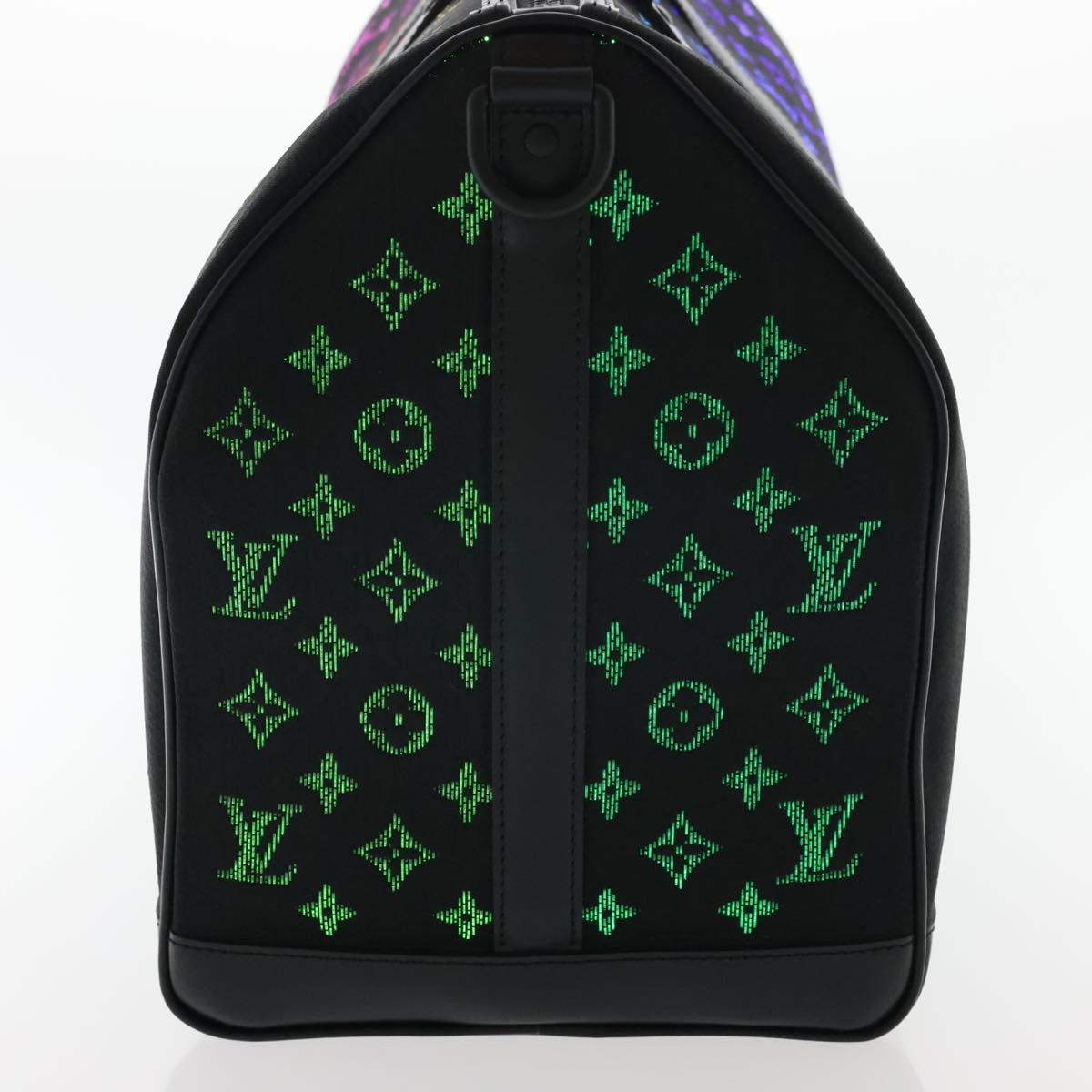 LOUIS VUITTON Monogram Light Up Keepall Bandouliere 50 Boston M44770 Auth 32711SM