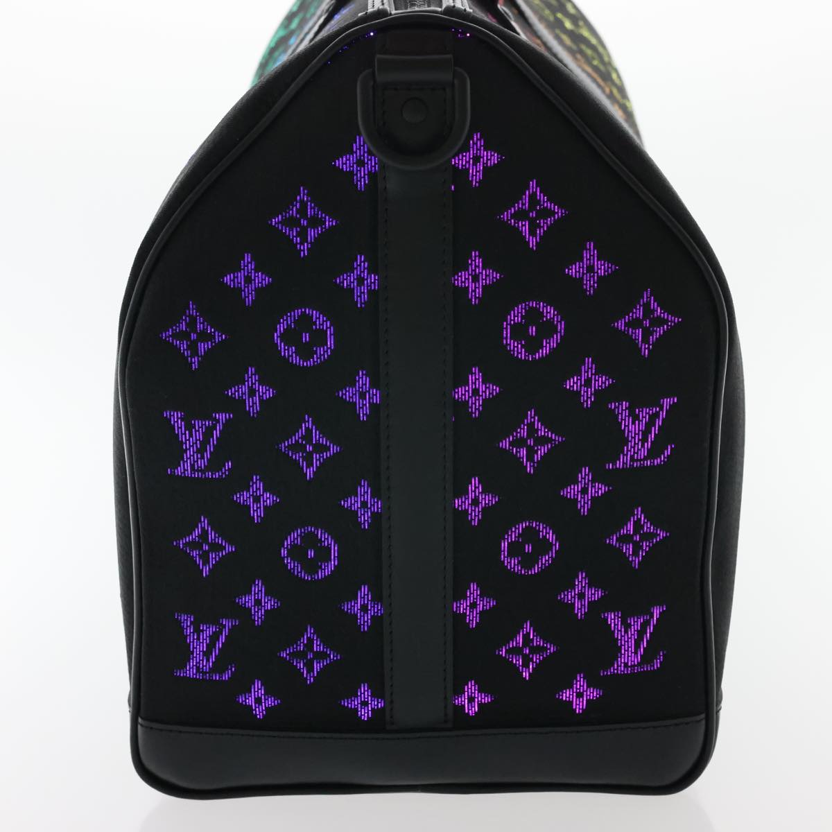 LOUIS VUITTON Monogram Light Up Keepall Bandouliere 50 Boston M44770 Auth 32711SM