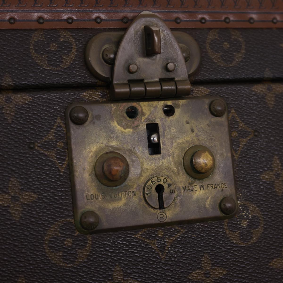 LOUIS VUITTON Monogram Boite Buteil Hand Bag Vanity Vintage M21822 Auth am1389gA