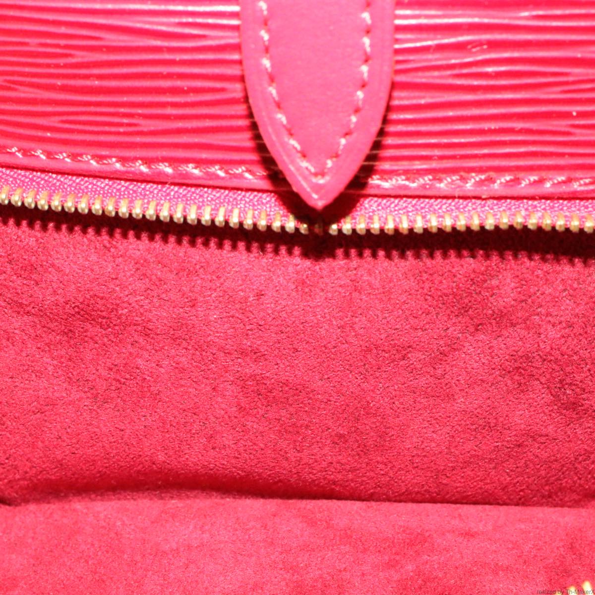 LOUIS VUITTON Epi Montsouris MM Backpack Red LV Auth am2389sSM