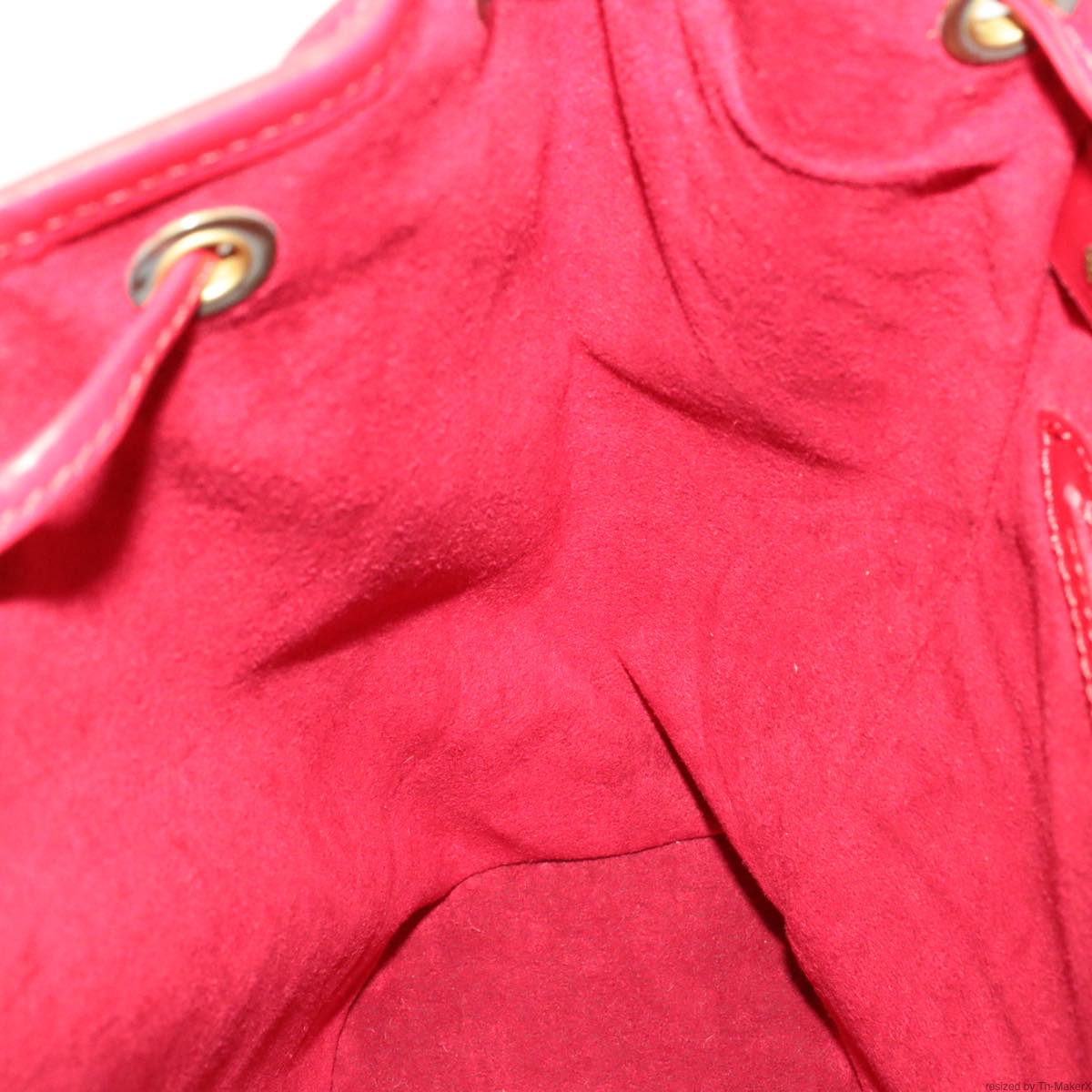 LOUIS VUITTON Epi Montsouris MM Backpack Red LV Auth am2389sSM