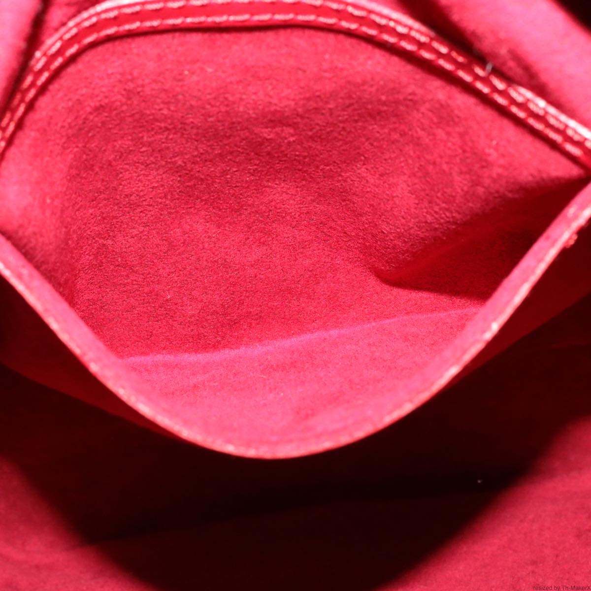 LOUIS VUITTON Epi Montsouris MM Backpack Red LV Auth am2389sSM