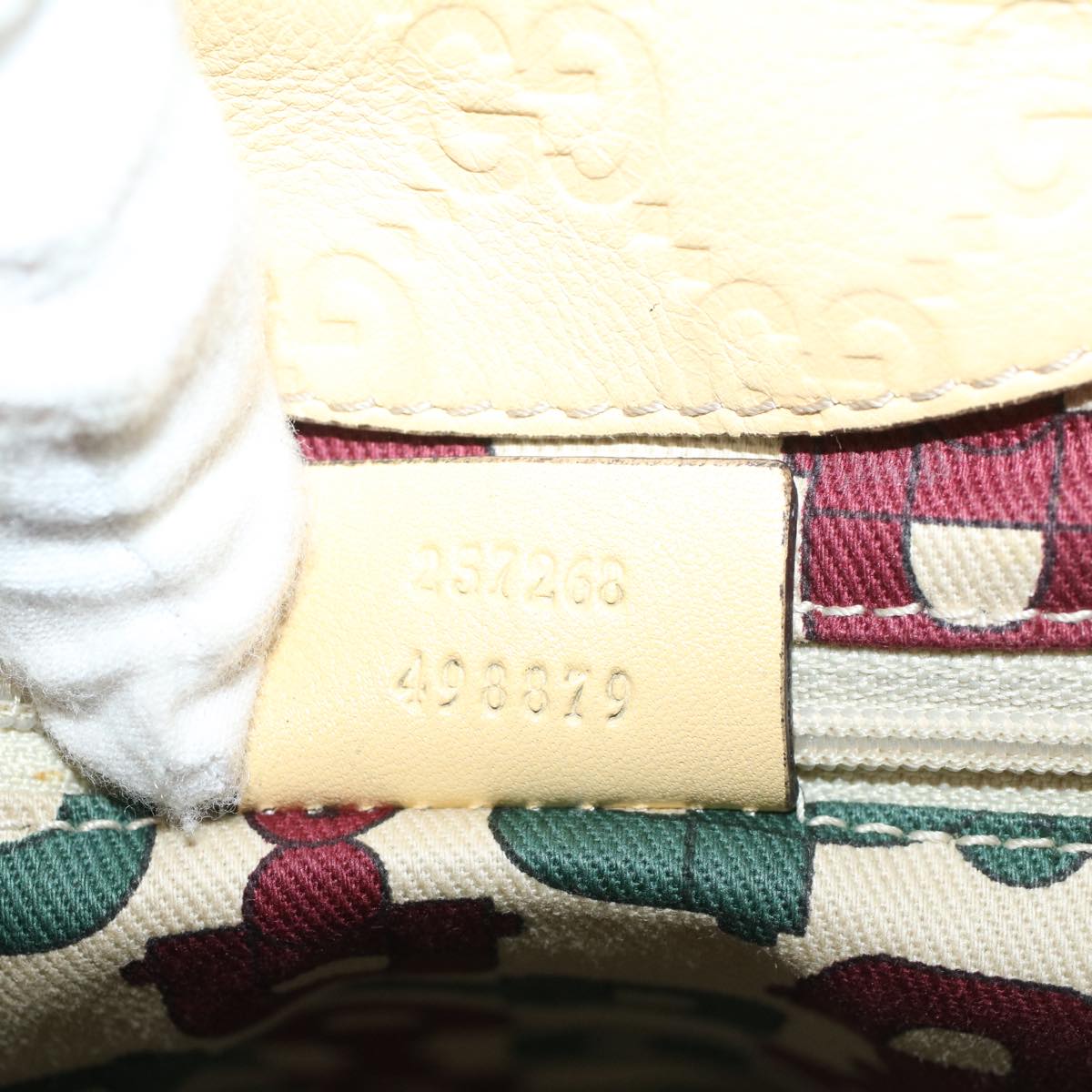 GUCCI GG Canvas Guccissima Shoulder Bag Outlet Black 257268 Auth ti1188