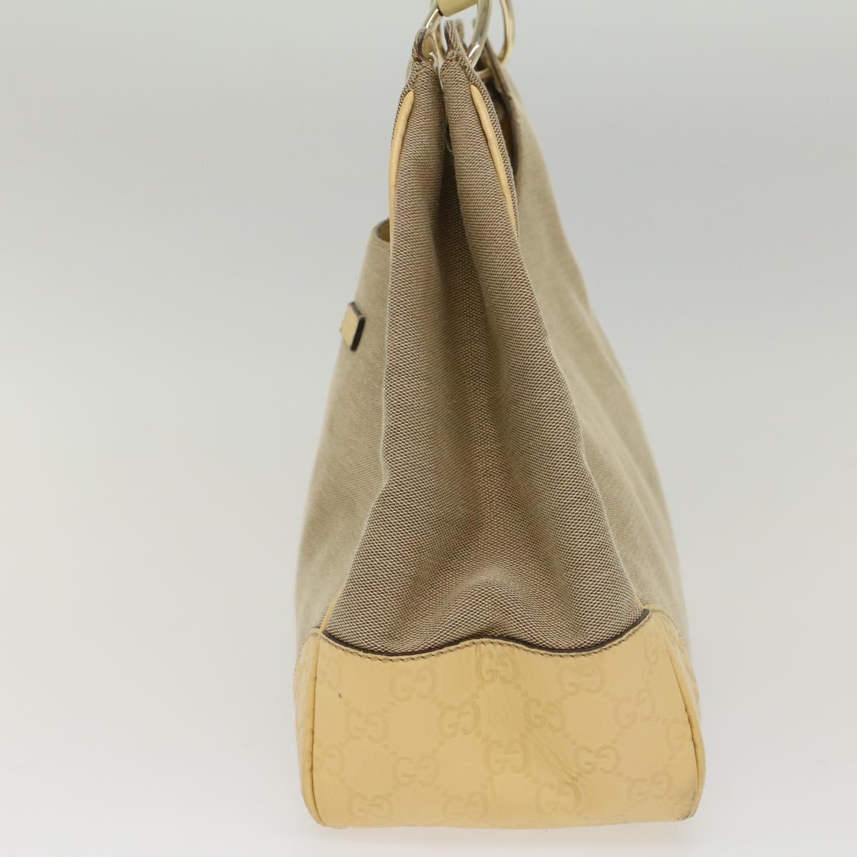 GUCCI GG Canvas Guccissima Shoulder Bag Outlet Black 257268 Auth ti1188