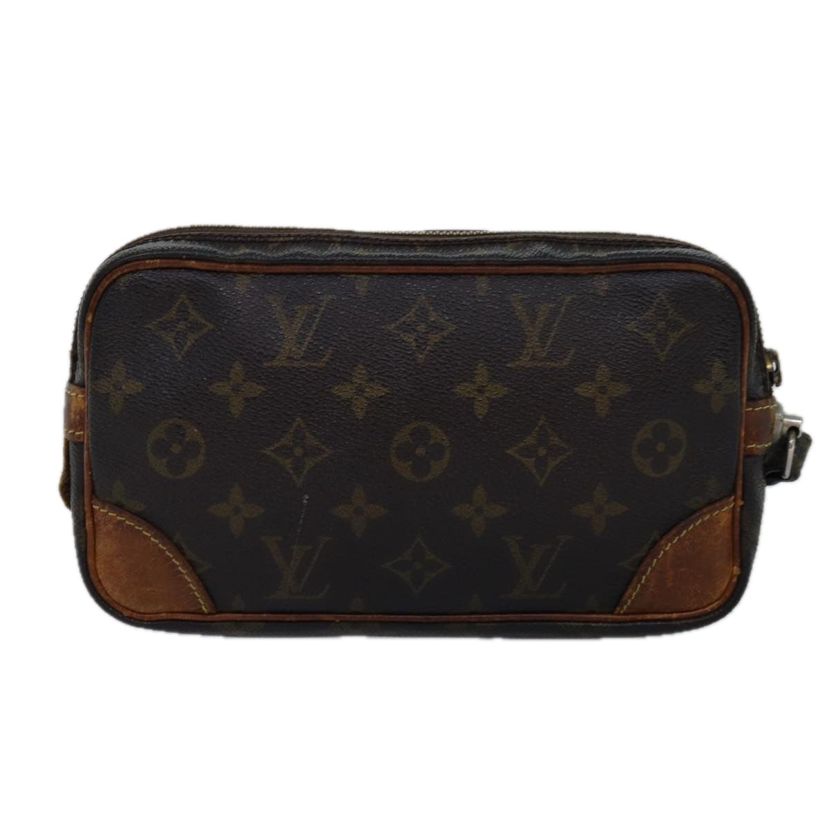 LOUIS VUITTON Monogram Marly Dragonne PM Clutch Bag M51827 LV Auth ti1754