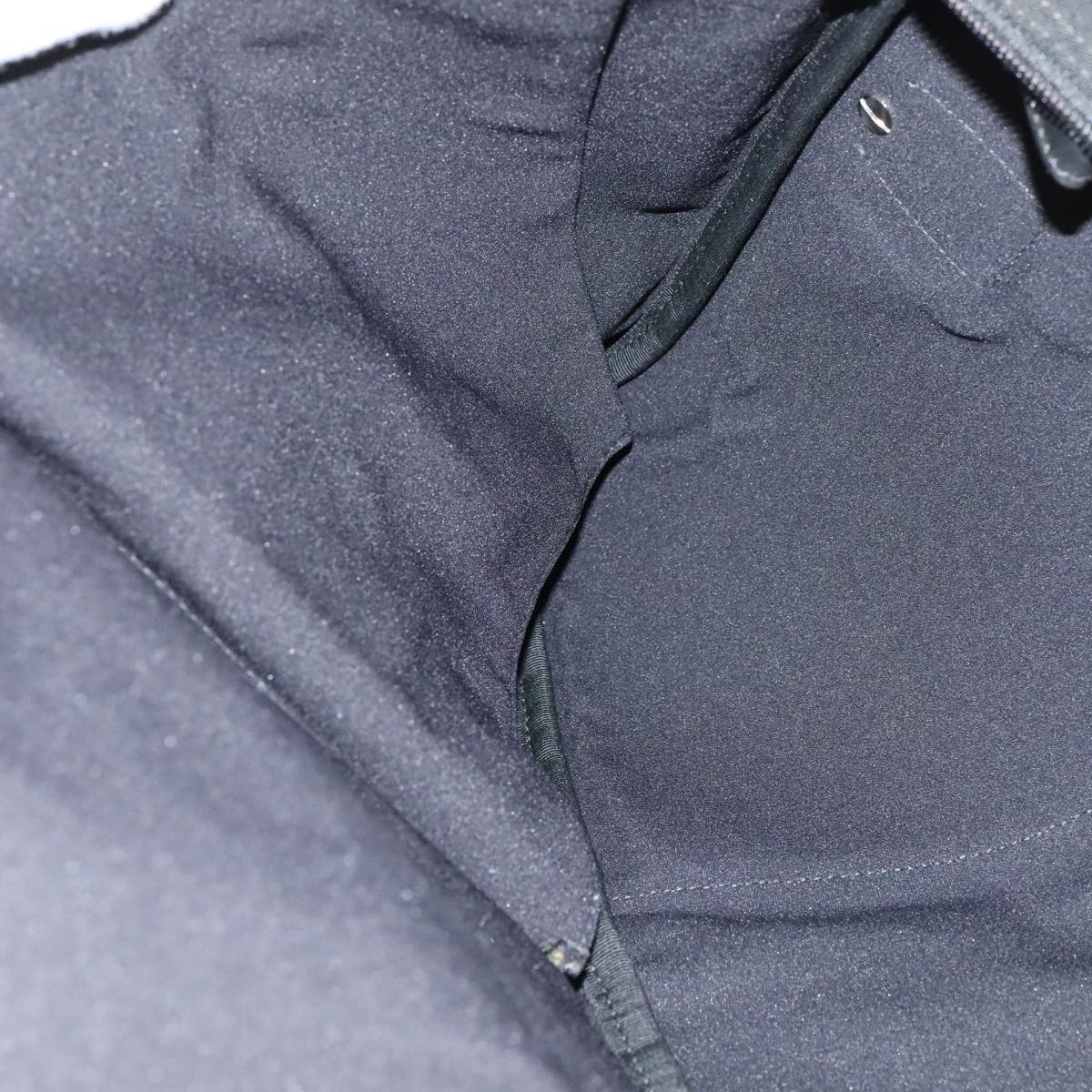 GUCCI Garment Cover Nylon Black Silver Auth ti2059