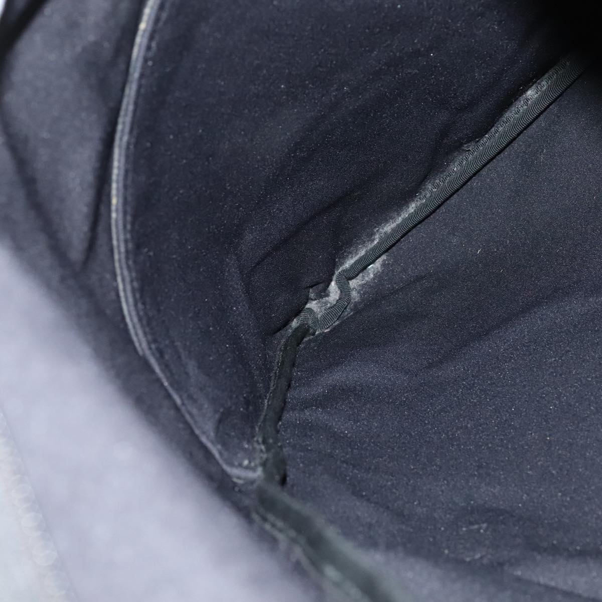 GUCCI Garment Cover Nylon Black Silver Auth ti2059