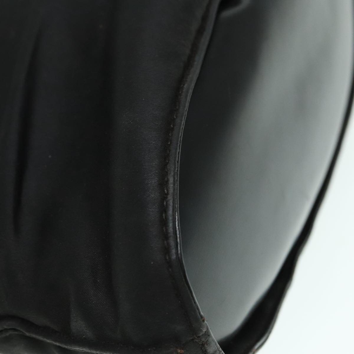 GUCCI Tote Bag Nylon Black Auth ti2101