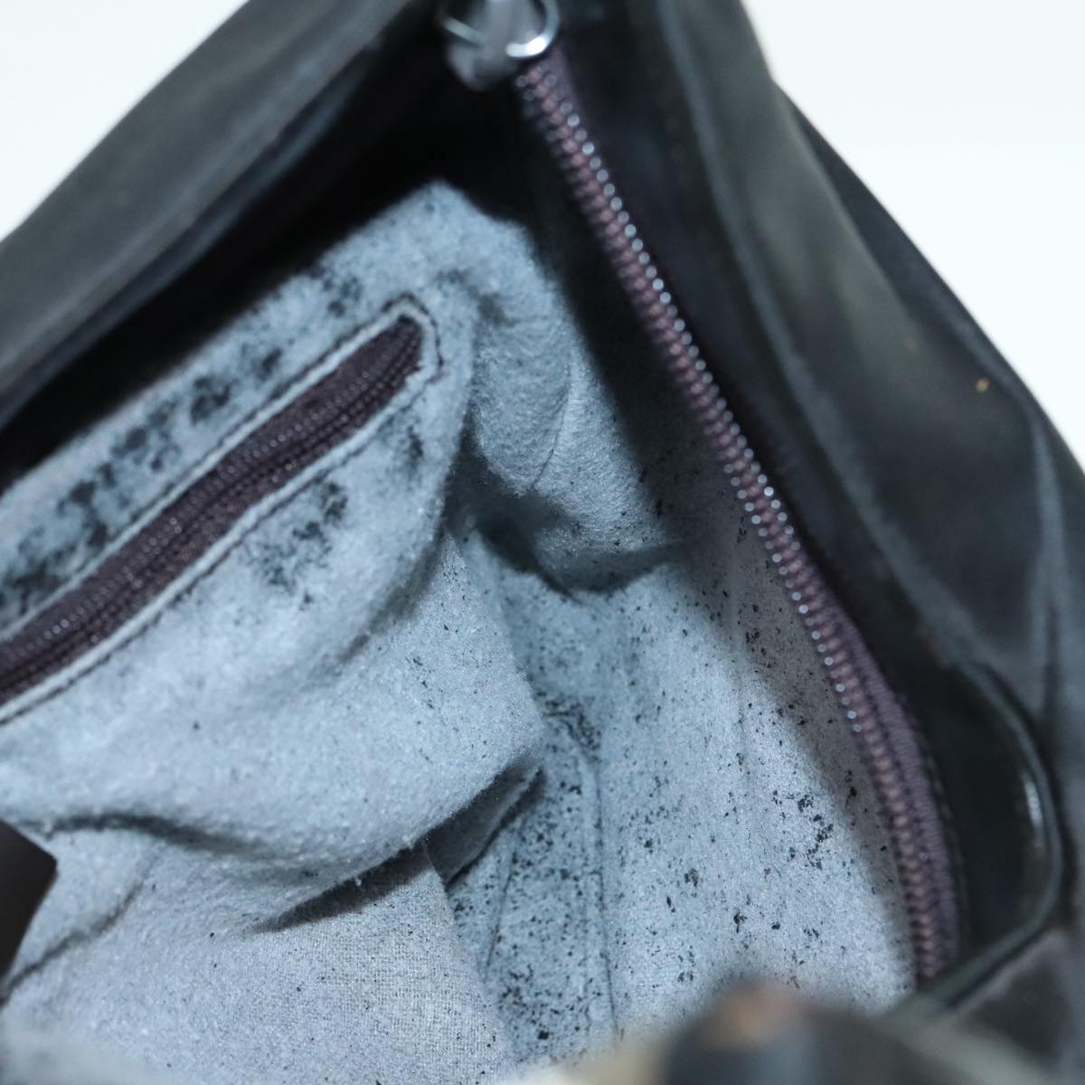 GUCCI Tote Bag Nylon Black Auth ti2101