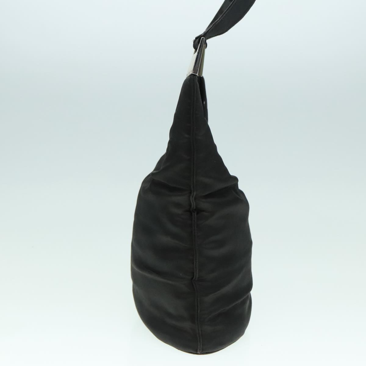 GUCCI Tote Bag Nylon Black Auth ti2101