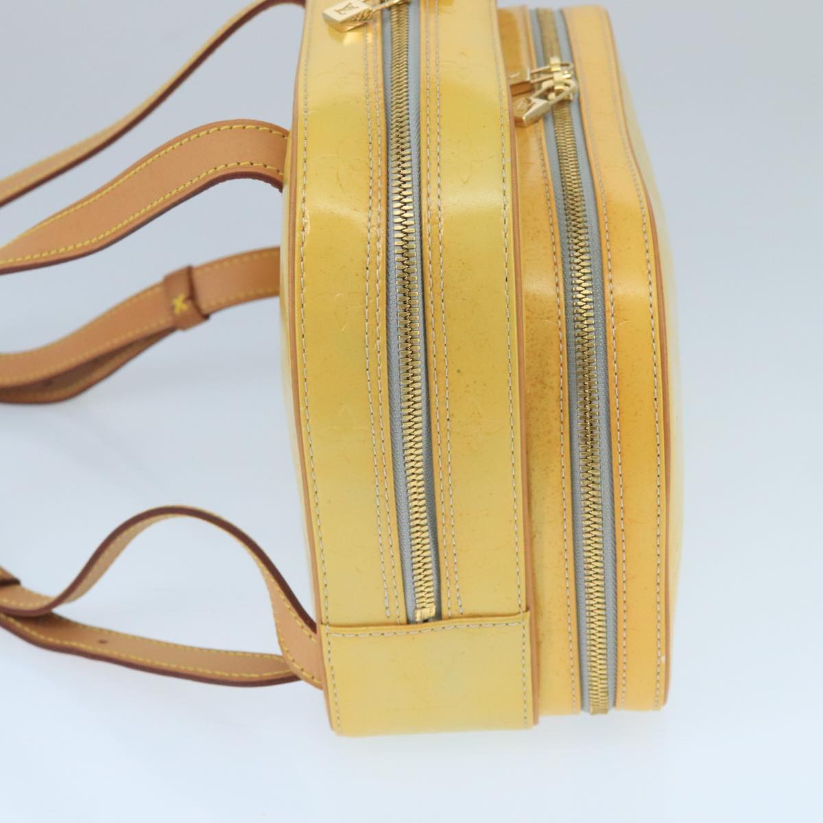 LOUIS VUITTON Monogram Vernis Marley Backpack Gris M91038 LV Auth ti2280V