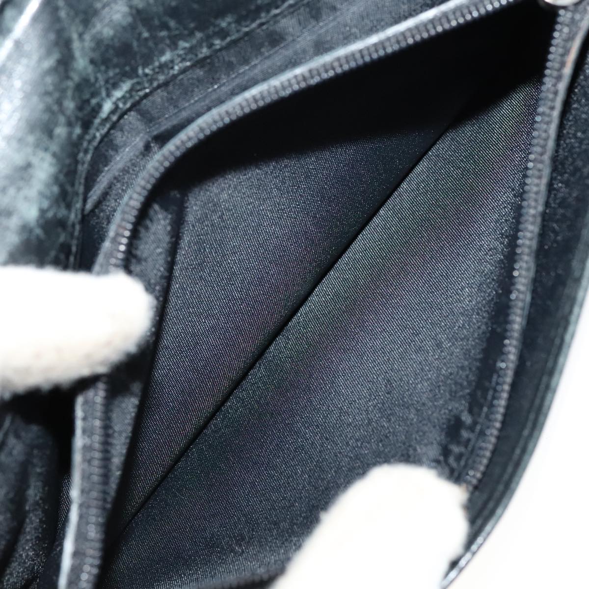 Christian Dior Trotter Canvas Wallet Enamel 3Set Beige Navy Bordeaux Auth ti2471