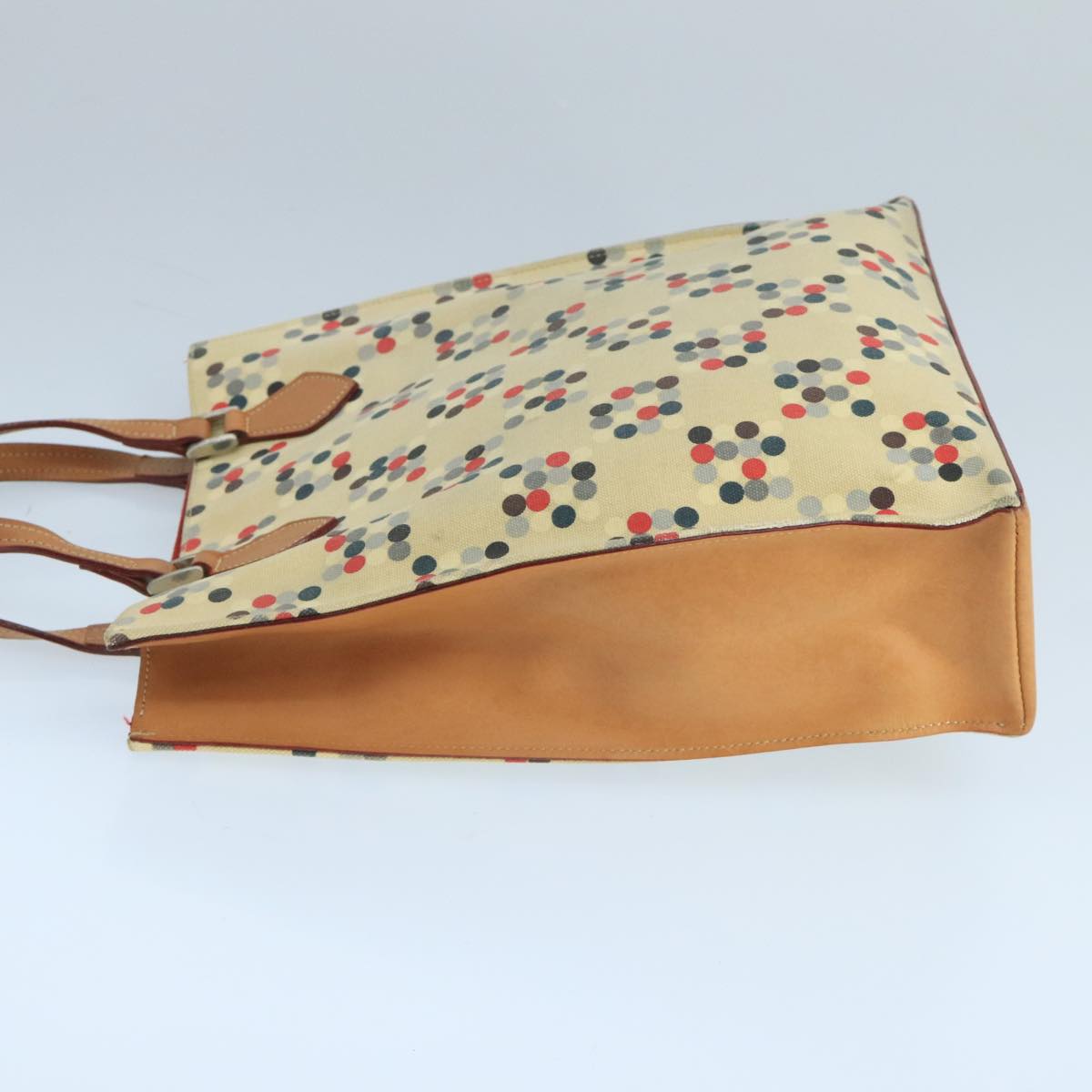 BURBERRY Blue Label Tote Bag Canvas Beige Auth ti2494