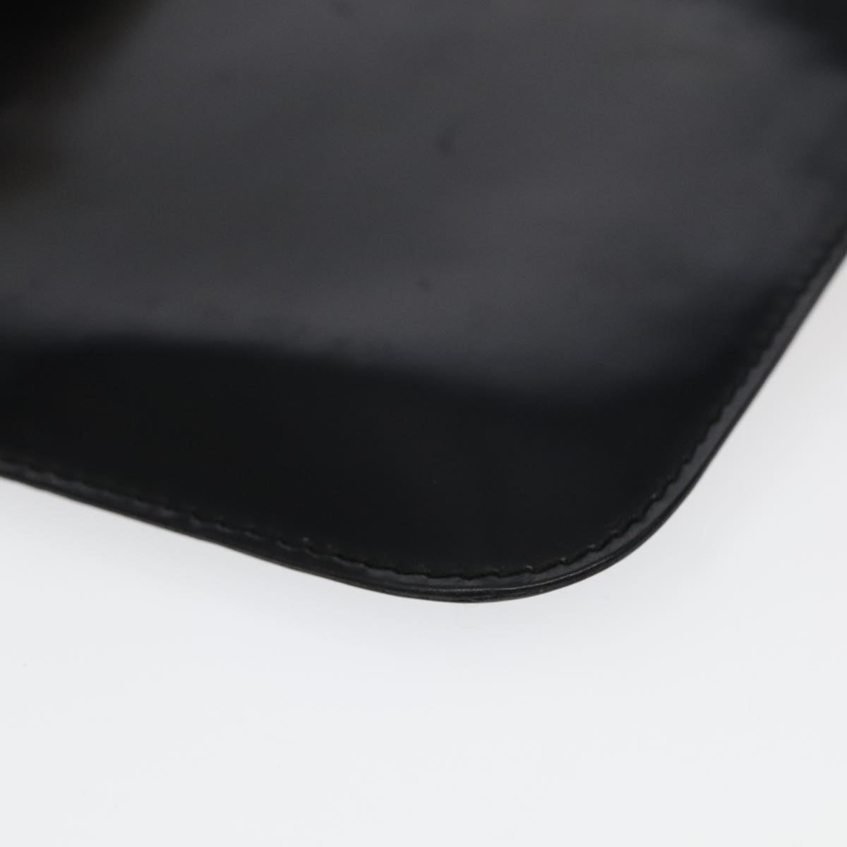 GUCCI GG Canvas Clutch Bag Leather 3 Set Black Auth ti2507