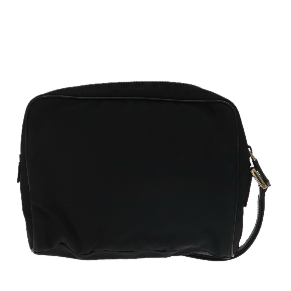 GUCCI GG Canvas Clutch Bag Leather 3 Set Black Auth ti2507