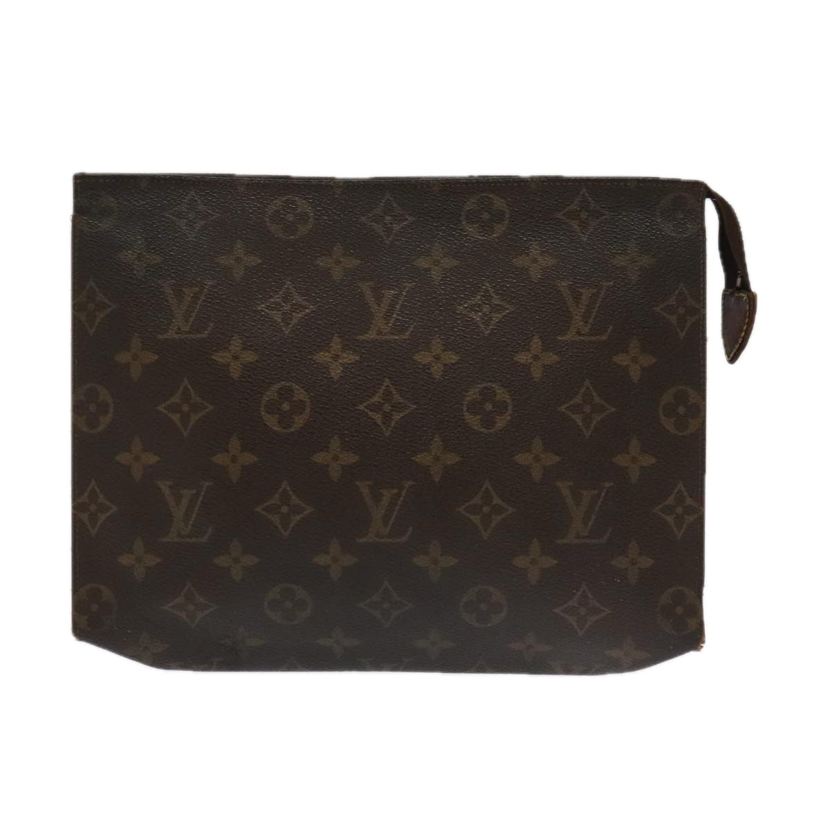 LOUIS VUITTON Monogram Clutch Bag 2 Set LV Auth ti2508