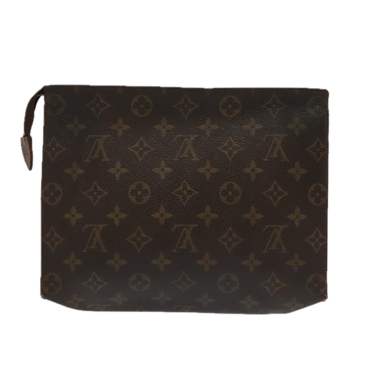 LOUIS VUITTON Monogram Clutch Bag 2 Set LV Auth ti2508