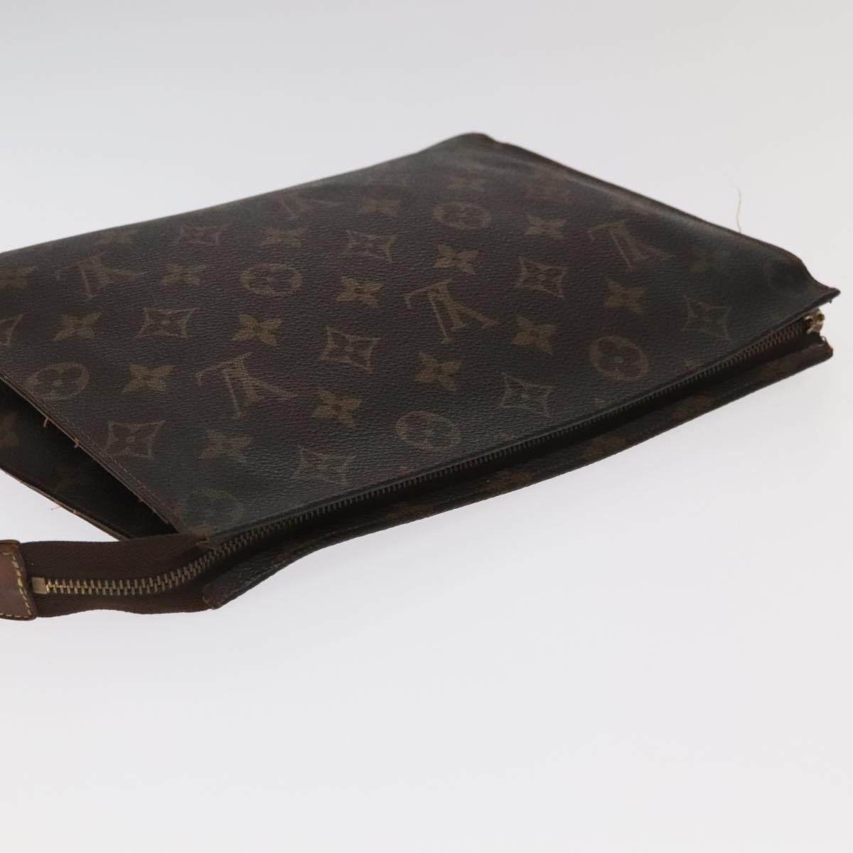 LOUIS VUITTON Monogram Clutch Bag 2 Set LV Auth ti2508