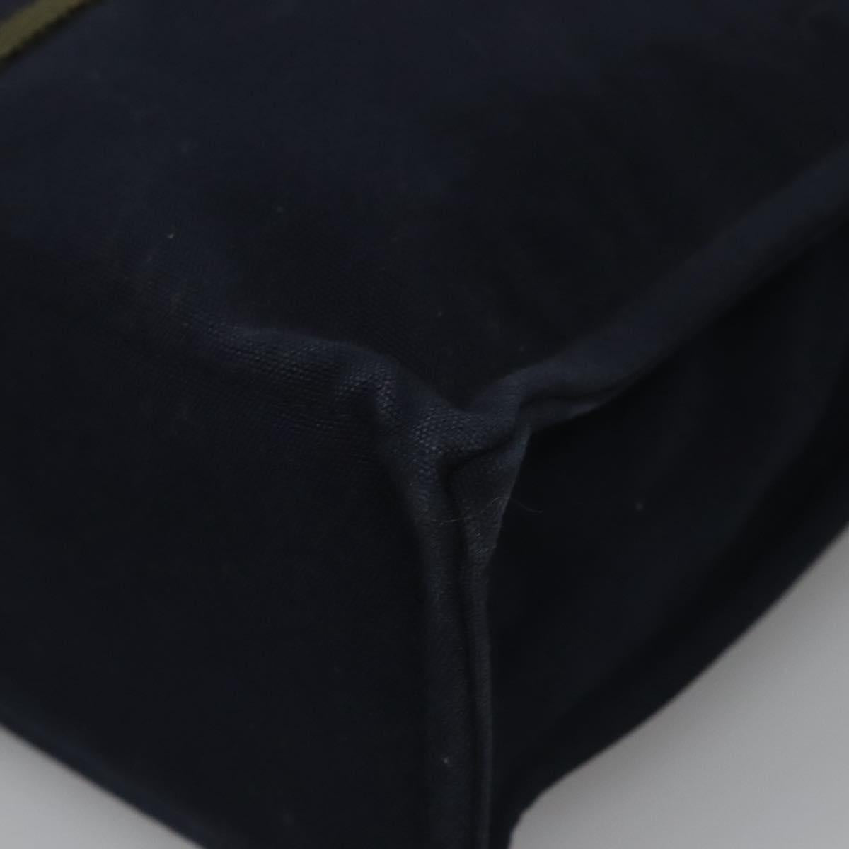 HERMES Fourre Tout MM Hand Bag Canvas Navy Auth ti2640