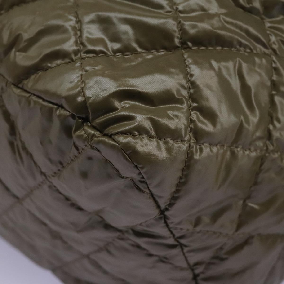 BURBERRY Shoulder Bag Nylon Khaki Auth ti2658