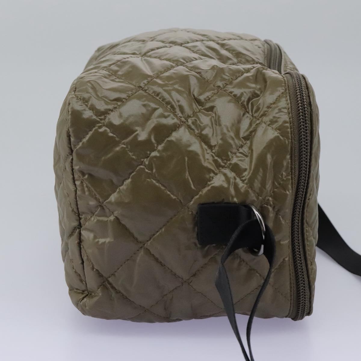 BURBERRY Shoulder Bag Nylon Khaki Auth ti2658