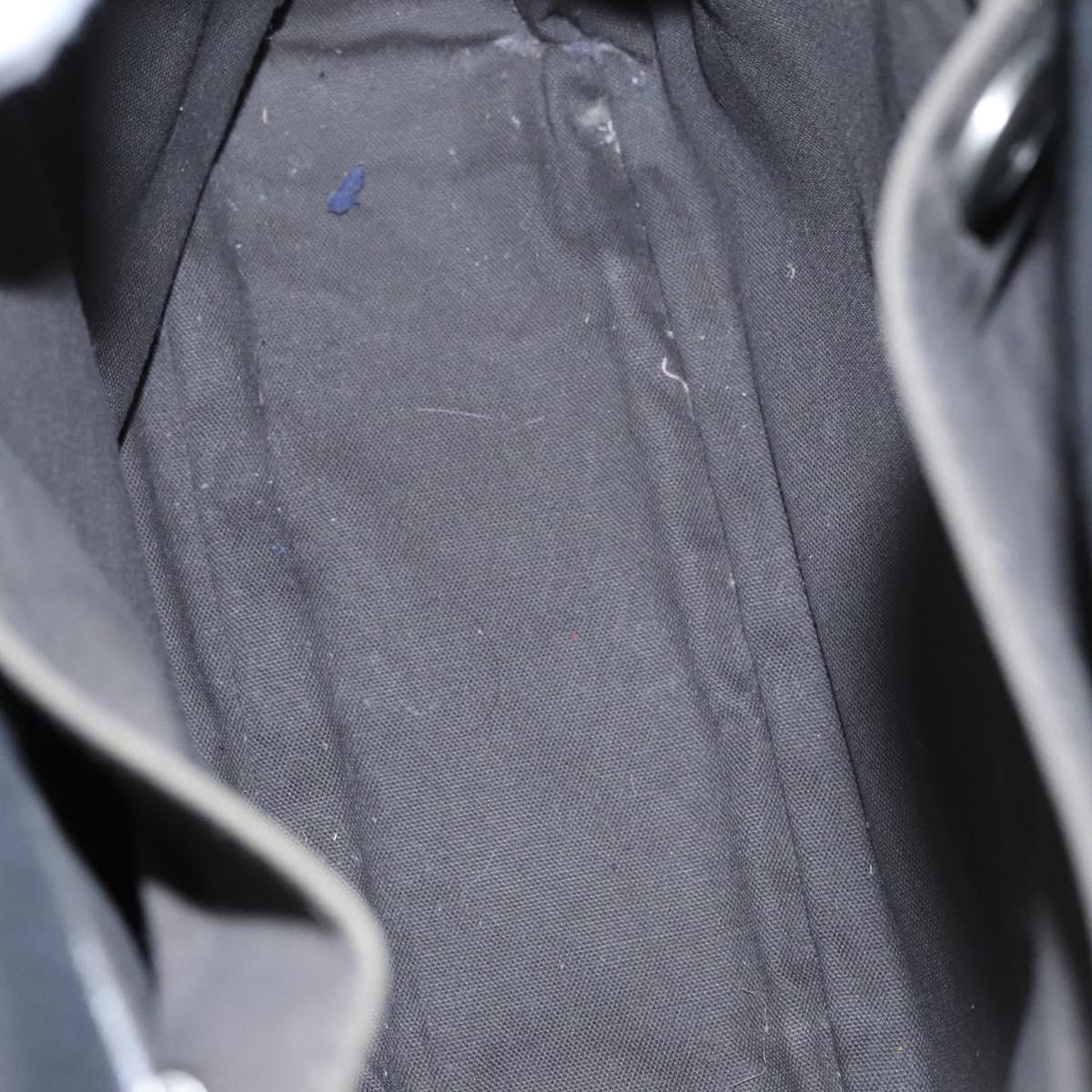 BURBERRY Tote Bag Canvas Black Auth ti2661