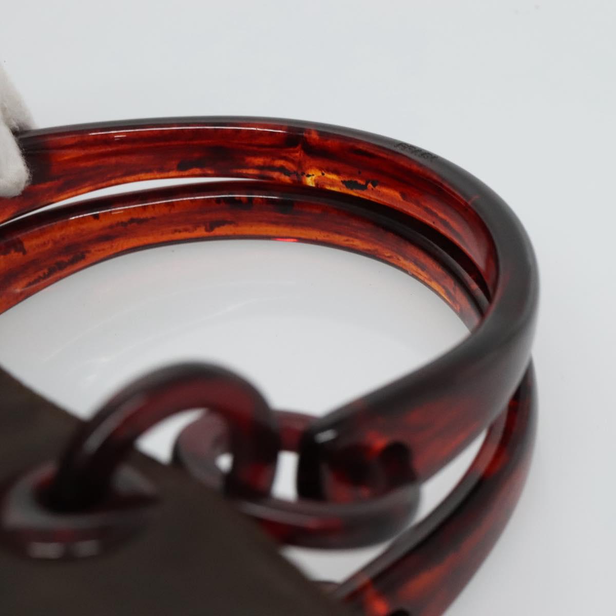 PRADA Hand Bag Nylon Brown Auth ti2669