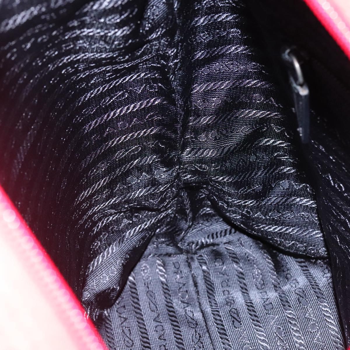 PRADA Tote Bag Nylon Red Auth ti2670