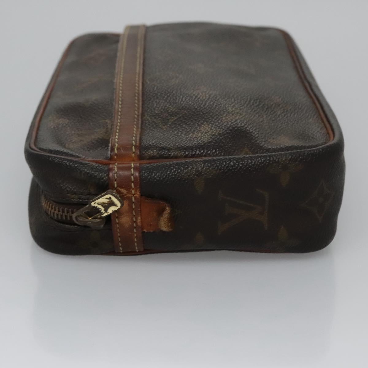 LOUIS VUITTON Monogram Compiegne 23 Clutch Bag M51847 LV Auth ti2689